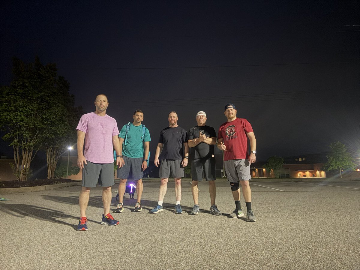 5 pax for Billy followed by luck of the draw 🃏<a href="/F3GOAT/">F3 G.O.A.T</a> <a href="/F3LakeMurray/">F3 Lake Murray</a>