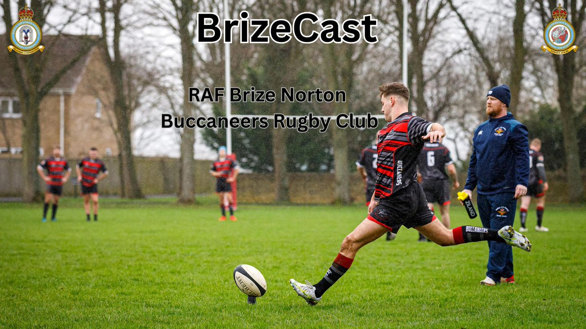 Our latest episode of BrizeCast is out now! 🎤🎧

This episode takes us behind the scenes of the Station Rugby Team 🏉 The Brize Buccaneers! 

Listen to find out more about them, and if you're based 
at Brize, how to join 🙋‍♂️

youtu.be/Qf_wS9NzK3U