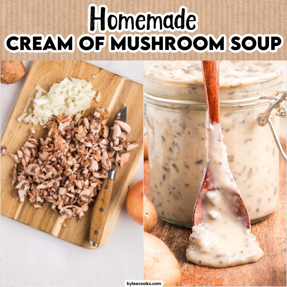 kyleecooks's tweet image. Use this Homemade Cream of Mushroom Soup in place of canned in casseroles, pot pies, and more. So easy and flavorful! #pantrystaple #mushroomrecipes #kyleecooks kyleecooks.com/cream-of-mushr…