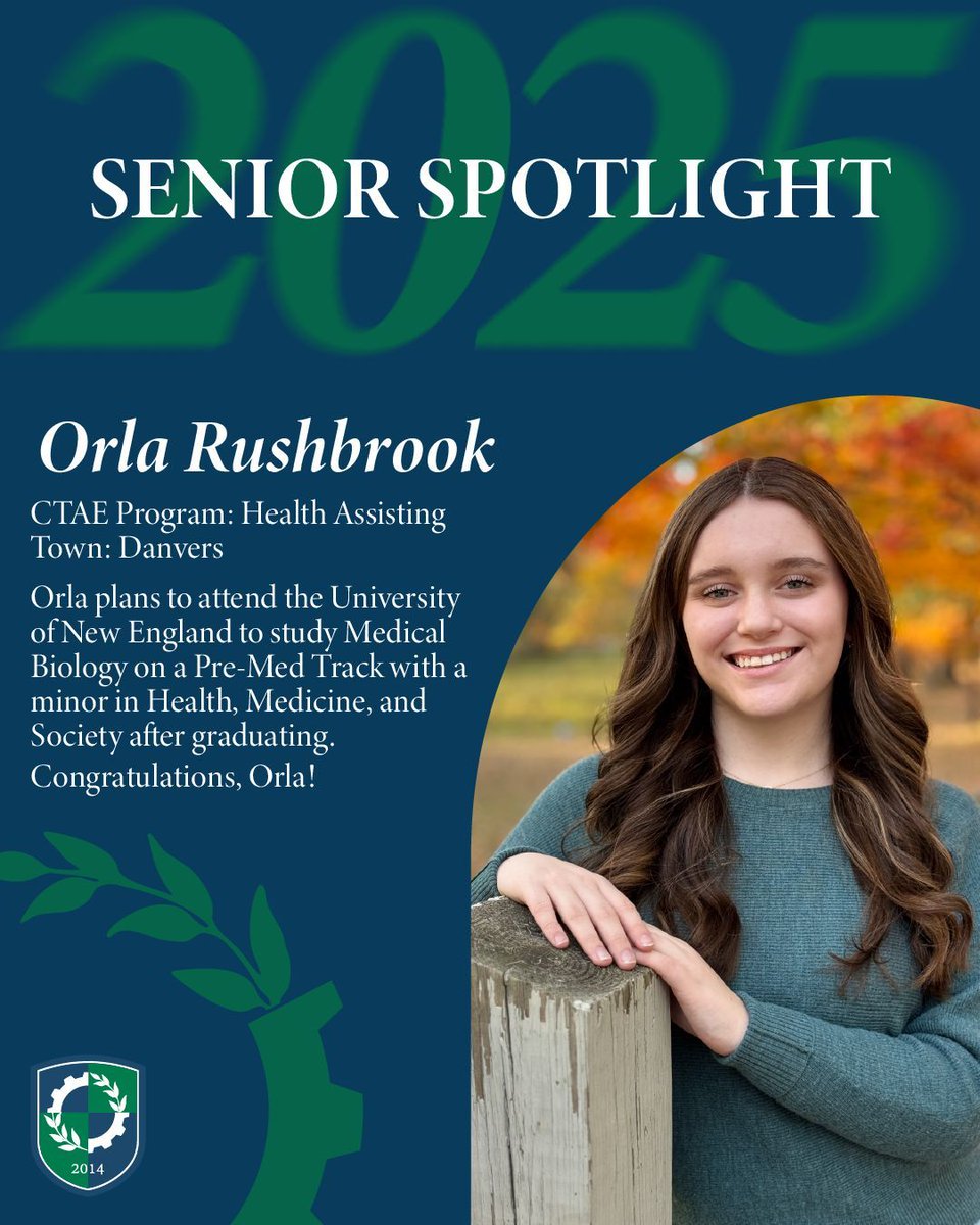 Congratulations, Orla!
Class of 2025: We want to celebrate your accomplishments and future plans! Submit your post-graduation plans through the Google Form linked here to be featured on our social media: forms.gle/Cs1pGcz6xs2fAy… 
#EssexTech #EssexTechClassof2025 #Classof2025