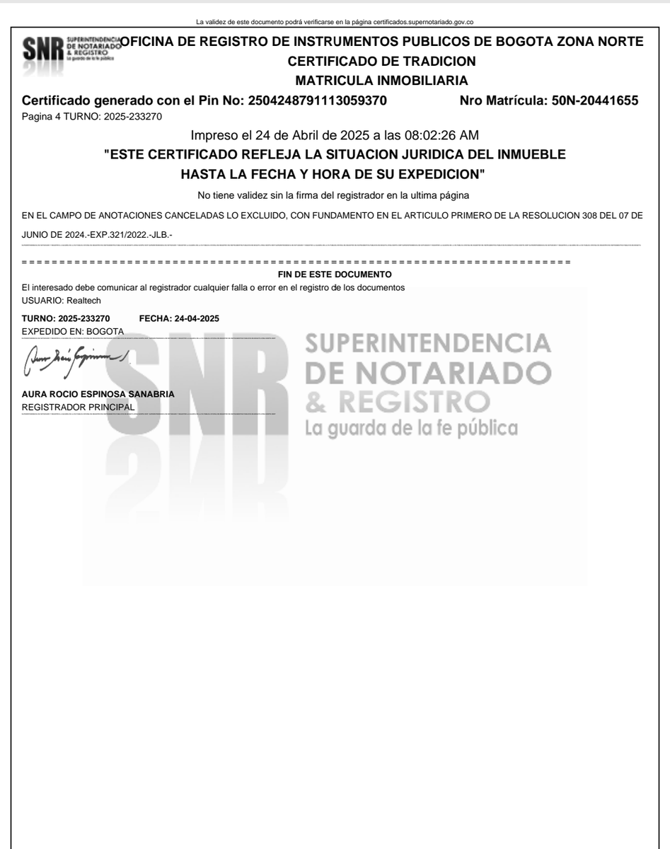 <a href="/VeedurChingaza/">Veeduria Chingaza</a> <a href="/Accenorte/">Concesión AcceNorte S.A.S.</a> <a href="/ANI_Colombia/">Agencia Nacional de Infraestructura</a> <a href="/tacundinamarca/">Tribunal Adtvo. de Cundinamarca | TAC</a> <a href="/personeriachia/">Personería Municipal de Chía</a> <a href="/susanamuhamad/">Susana Muhamad</a> <a href="/ANLA_Col/">ANLA</a> <a href="/AlcaldiaChia/">Alcaldía de Chía</a> <a href="/inst_humboldt/">Instituto Humboldt</a> <a href="/CNDJ_Col/">Comisión Nacional de Disciplina Judicial</a> <a href="/judicaturacsj/">Rama Judicial</a> <a href="/petrogustavo/">Gustavo Petro</a> <a href="/wcamargotriana/">William Camargo Triana.</a> <a href="/RodrigoENegrete/">Rodrigo E Negrete</a> <a href="/LigaNoSilencio/">La Liga Contra el Silencio</a> <a href="/elespectador/">El Espectador</a> <a href="/DanielSamperO/">Daniel Samper Ospina</a> <a href="/CAR_Cundi/">CAR Cundinamarca</a> <a href="/RamsarConv/">Convention on Wetlands</a> <a href="/CREHORamsar/">Centro Regional Ramsar - Hemisferio Occidental</a> <a href="/unep_espanol/">Programa ONU Medio Ambiente</a> <a href="/RELE_CIDH/">Relatoría Especial p/la Libertad Expresión (CIDH)</a> <a href="/estoescambio/">Cambio</a> <a href="/JuanPabloCalvas/">Juan Pablo Calvás</a> <a href="/NoticiasUno/">Noticias Uno</a> <a href="/STransparencia/">Secretaría de Transparencia</a> <a href="/PLineAmbiental/">Primera Línea Ambiental Colombia.</a> <a href="/WRadioColombia/">W Radio Colombia</a> <a href="/RedNalAguaCol/">🏳️RedNalAguaCol #AguaparaelFuturo</a> <a href="/PGN_COL/">Procuraduría General de la Nación</a> <a href="/riosyhumedales/">Congreso Ríos y Humedales</a> <a href="/cuestion_p/">Cuestión Pública</a> <a href="/MinAmbienteCo/">MinAmbiente Colombia</a> <a href="/CMNUCC/">ONU Cambio Climático</a> <a href="/InSightCrime_es/">InSight Crime Español</a> <a href="/igacColombia/">Instituto Geográfico Agustín Codazzi - IGAC</a> <a href="/CundinamarcaGob/">Gobernación de Cundinamarca</a> <a href="/arcgis/">ArcGIS</a> <a href="/FiscaliaCol/">Fiscalía Colombia</a> <a href="/mmustafal/">M Mustafá</a> <a href="/alexandravasoch/">Alexandra Vásquez</a> <a href="/JorgeEmilioRey/">Jorge Emilio Rey Ángel</a> <a href="/LeoA_Donoso/">Leonardo Donoso Ruiz</a> <a href="/consejodeestado/">Consejo de Estado</a> <a href="/acciondirekta/">Carlos Nicolás Casas</a> <a href="/BandalosSC/">BANDALOS</a> <a href="/IDIGER/">IDIGER</a> <a href="/MinTransporteCo/">MinTransporte</a> Reporta contraparte jurídica <a href="/mmustafal/">M Mustafá</a>:  "El año pasado les informamos sobre este primer registro de una sentencia de expropiación en San Jacinto (de 14 lotes en PH bajo proceso de expropiación).

Resaltamos cómo la Oficina de Registro <a href="/Supernotariado/">Supernotariado</a> les había negado la