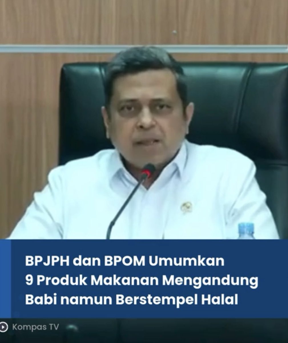 BPJPH &amp; BPOM menemukan 9 produk mengandung bab* namun berstempel halal😱🥶

dapat ditemukan di alfamart /indomaret terdekat💔

Bahkan pembalut pun banyak yang tidak aman🤧