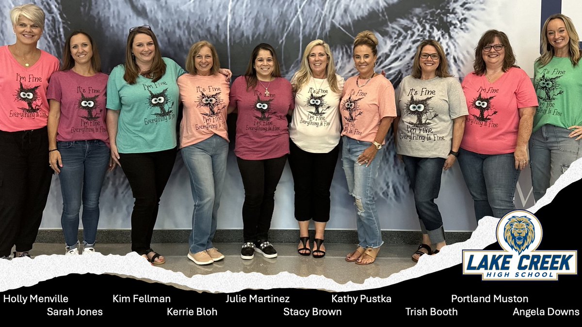 Lake Creek High School (@lakecreekhs) on Twitter photo Our admins are great & do a lot for our school, but we all know it's the assistants that are doing the REAL work! This team is the glue that holds everything together; HAPPY ADMIN ASSISTANTS' DAY!
<a href="/lions_trw/">Tim Williams</a> <a href="/newtonLCHS/">Mrs_NewtonLCHS</a> <a href="/MrGossett_LCHS/">Joshua Gossett</a> <a href="/MrVanFleet_LCHS/">Paul Van Fleet</a> <a href="/DrStewart_LCHS/">LaToyia Stewart</a> <a href="/Mruffin15/">Mark Ruffin, Ed. D.</a> Our admins are great & do a lot for our school, but we all know it's the assistants that are doing the REAL work! This team is the glue that holds everything together; HAPPY ADMIN ASSISTANTS' DAY!
<a href="/lions_trw/">Tim Williams</a> <a href="/newtonLCHS/">Mrs_NewtonLCHS</a> <a href="/MrGossett_LCHS/">Joshua Gossett</a> <a href="/MrVanFleet_LCHS/">Paul Van Fleet</a> <a href="/DrStewart_LCHS/">LaToyia Stewart</a> <a href="/Mruffin15/">Mark Ruffin, Ed. D.</a>
