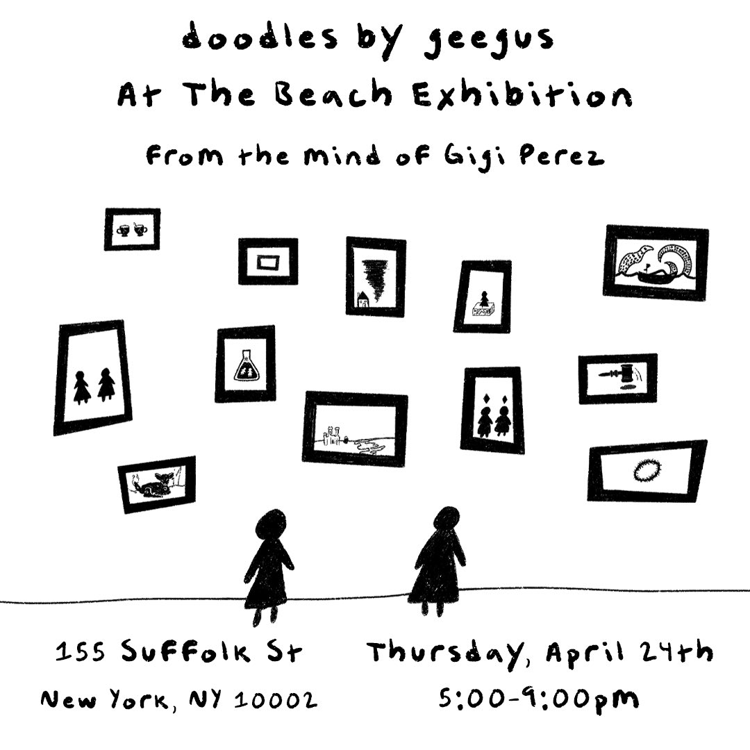 concertleaks's tweet photo. Gigi Perez will be hosting a gallery pop up TONIGHT in NYC to celebrate her debut album, At The Beach, In Every Life! https://t.co/0oxhRDoHLq