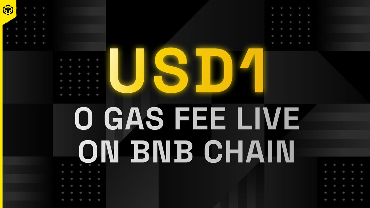 BNB Chain (@bnbchain) on Twitter photo USD1 is now included in the 0 Gas Fee Carnival.
Send USD1 with 0 fees on BNB Chain via <a href="/BinanceWallet/">Binance Wallet</a>, <a href="/TokenPocket_TP/">TokenPocket</a>, <a href="/MathWallet/">MathWallet</a>, <a href="/uxuycom/">UXUY | Free Trading Gas!</a>, <a href="/coin98_wallet/">Coin98 Super Wallet</a>, and <a href="/iSafePal/">SafePal - Crypto Wallet</a> — with no limit on how many times you can transfer.
Learn more 👇
bnbchain.org/en/blog/gas-fr…
We're also USD1 is now included in the 0 Gas Fee Carnival.
Send USD1 with 0 fees on BNB Chain via <a href="/BinanceWallet/">Binance Wallet</a>, <a href="/TokenPocket_TP/">TokenPocket</a>, <a href="/MathWallet/">MathWallet</a>, <a href="/uxuycom/">UXUY | Free Trading Gas!</a>, <a href="/coin98_wallet/">Coin98 Super Wallet</a>, and <a href="/iSafePal/">SafePal - Crypto Wallet</a> — with no limit on how many times you can transfer.
Learn more 👇
bnbchain.org/en/blog/gas-fr…
We're also