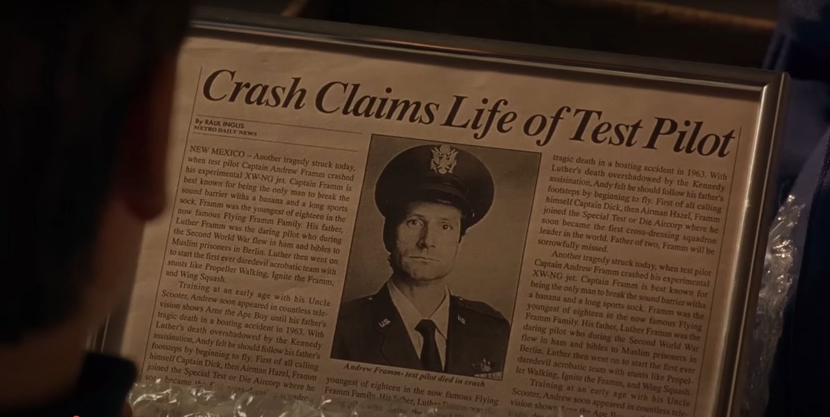I was rewatching Air Bud and frankly Buddy the basketball playing dog has fucking NOTHING on whatever the kid's dead father was getting up to.