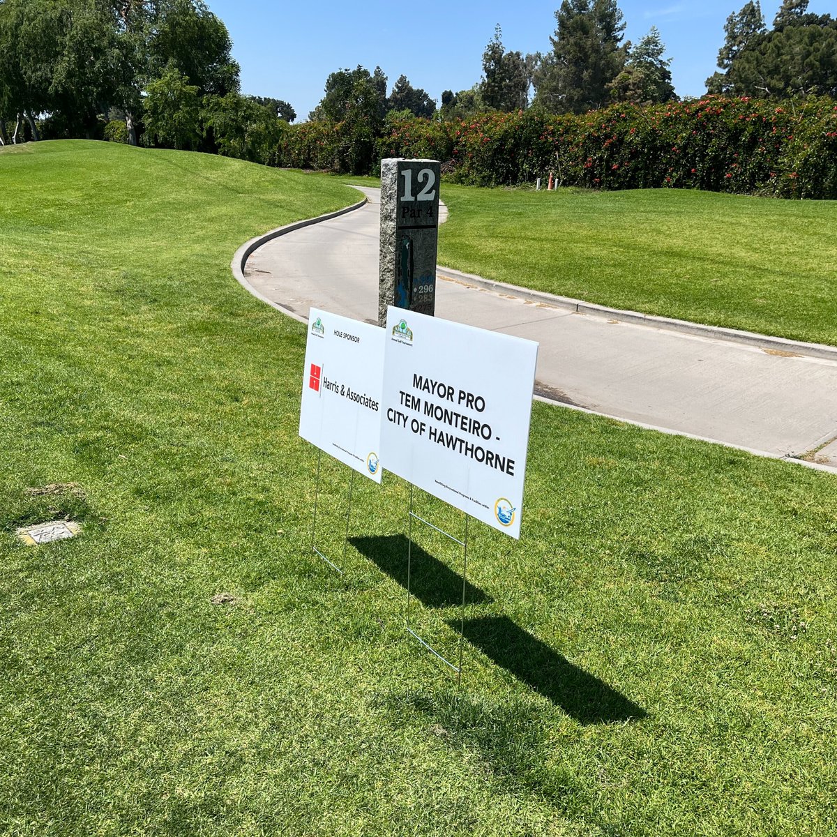 🏌️‍♂️ Harris &amp; Associates was proud to sponsor <a href="/hawthorneCAL/">Hawthorne, CA</a>'s 34th Annual Golf Tournament! Represented by Dima Galkin and Sean Dunbar, our foursome was joined by Hawthorne Mayor Pro Tem Alex Monteiro and Dr. Eugene Krank, President of the Hawthorne School District board. A