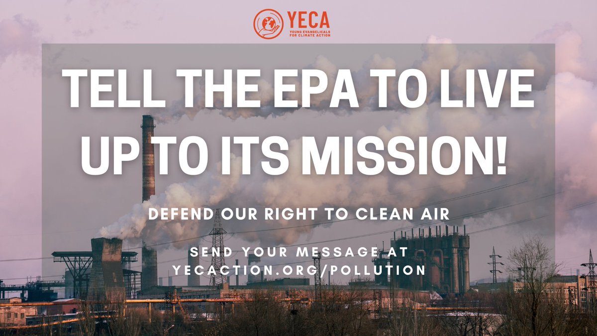 Take #climateaction with us for #EarthWeek2025!   We make it easy for young people to make their voices heard by our nation's leaders. Just visit yecaction.org/pollution today to tell <a href="/EPA/">U.S. EPA</a> and Congress to stop the rollback of life-saving pollution safeguards!