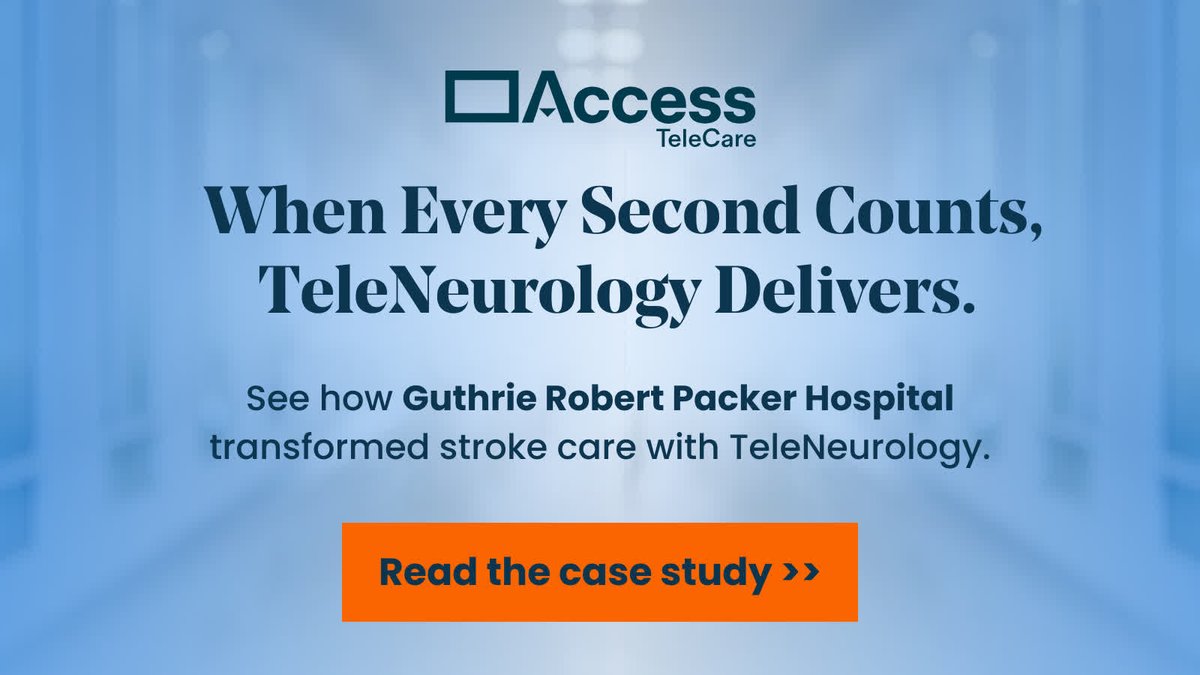 See how Guthrie Robert Packer Hospital leveraged virtual teleNeurology to treat patients faster, better, and with a 98% ROI. accesstelecare.com/case-study-neu…