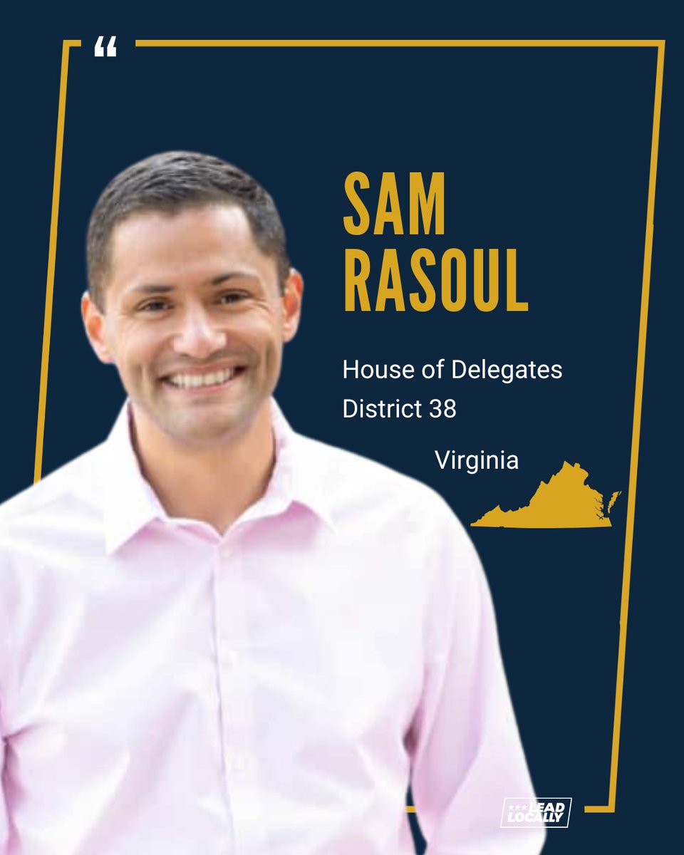 Lead Locally (@leadlocally) on Twitter photo .<a href="/Sam_Rasoul/">Sam Rasoul 🍉</a> for HD 38: Rasoul has been a critical voice for climate action since being elected to the Assembly - and championed the fight against the MVP, defended the state’s climate wins like its participation in the RGGI, and trained the next generation of VA candidates. .<a href="/Sam_Rasoul/">Sam Rasoul 🍉</a> for HD 38: Rasoul has been a critical voice for climate action since being elected to the Assembly - and championed the fight against the MVP, defended the state’s climate wins like its participation in the RGGI, and trained the next generation of VA candidates.