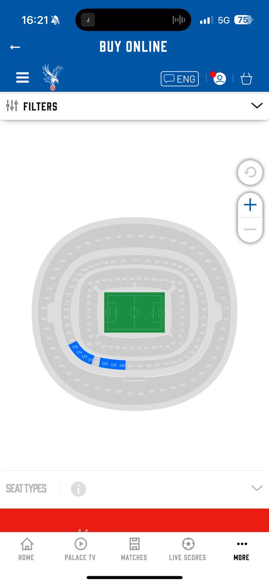WozzaCP's tweet image. Still a few seats in middle tier if anyone needs last minute tickets