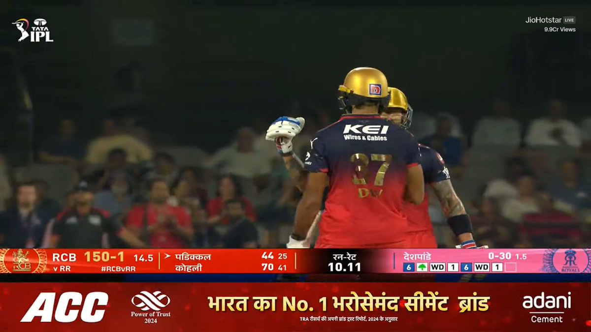 bluntgirl1053's tweet photo. fifty for mr consistent for RCB this year Devdutt padikkal
#RCBvsRR
#Devdutpadikkal
#ViratKohli𓃵 https://t.co/Yy0SrYbcil