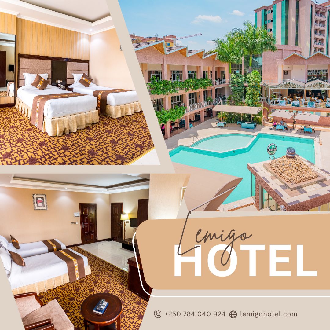 ✨ Discover Comfort &amp; Style at Lemigo Hotel ✨

Looking for the perfect stay for you and a friend or colleague? Our Twin Room offers the ideal blend of comfort, elegance, and convenience.

📍 Book now and experience Rwandan hospitality at its finest!
📞 +250 784 040 924