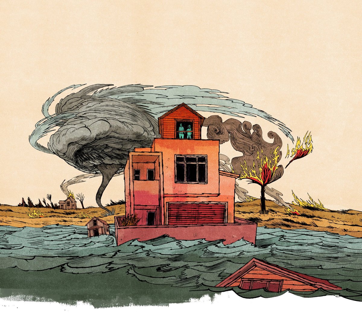 SVA_News's tweet image. SVA faculty member Matt Rota (MFA 2008 Illustration as Visual Essay) created illustrations for the New York Times guide “How to Shop for a Home That Won’t Be Upended by Climate Change.”
Read more: link.sva.edu/43XMpRn
#sva #schoolofvisualarts #svanyc #svaalumni #illustration