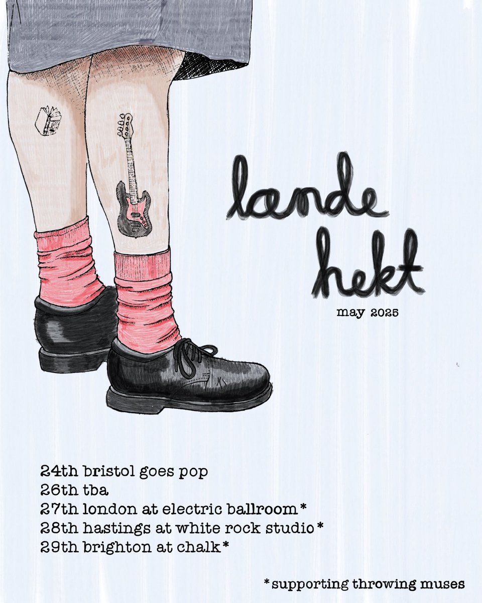 Lande Hekt (@landehekt_) on Twitter photo Playing some gigs next month including Bristol Goes Pop and a few supporting <a href="/throwingmuses/">Throwing Muses</a>! Playing some gigs next month including Bristol Goes Pop and a few supporting <a href="/throwingmuses/">Throwing Muses</a>!