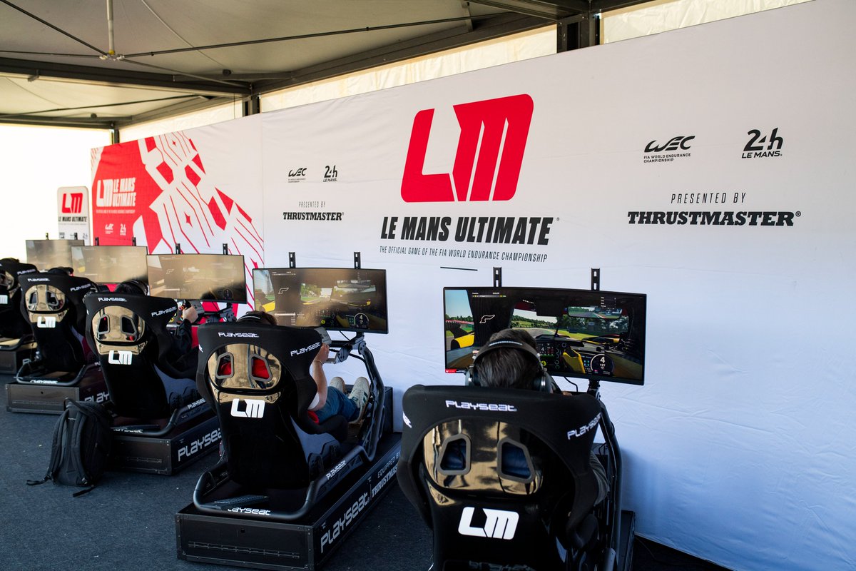 LeMansUltimate's tweet image. Throwback to last weekend onsite at the second round of @FIAWEC - the 6 Hours of @autodromoimola!

Big crowds, passionate fans and long queues for the simulators to try out Le Mans Ultimate! 

Next stop = 🇧🇪

#lemansultimate #WEC #6HImola #simracing
