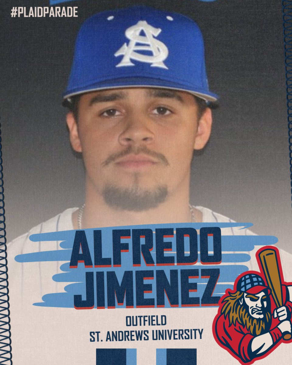 📣 Player Alert!
Please welcome Alfredo Jimenez to the squad! 💪

🎓 College: St. Andrews University
🧢 Position: Outfield

#PlaidParade #LaurinburgHighlandHooligans #ONSL #ONSLBaseball #ThisIsONSL