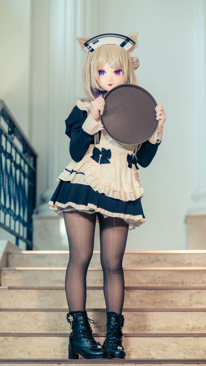 这个盘子不可以偷哦？
<a href="/NNGnoMKT/">NNG 🛬</a>
#着せラジ #kigurumi