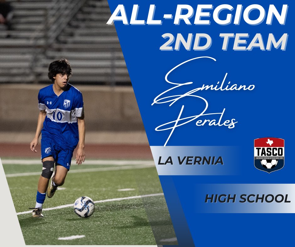 La Vernia Soccer (@laverniafut) on Twitter photo Our top goal scorer also coming with 2nd Team All Region. A completely predator inside the 18 with 53 goals scored this season. <a href="/EPerales08/">Emiliano_perales08</a> <a href="/6a_28/">SA High School & Club Soccer</a> <a href="/LaVerniaSoccer/">La Vernia Boys Soccer</a> <a href="/LaVerniaISD/">La Vernia ISD</a> <a href="/sanantoniohss/">San Antonio High School Sports</a> Our top goal scorer also coming with 2nd Team All Region. A completely predator inside the 18 with 53 goals scored this season. <a href="/EPerales08/">Emiliano_perales08</a> <a href="/6a_28/">SA High School & Club Soccer</a> <a href="/LaVerniaSoccer/">La Vernia Boys Soccer</a> <a href="/LaVerniaISD/">La Vernia ISD</a> <a href="/sanantoniohss/">San Antonio High School Sports</a>