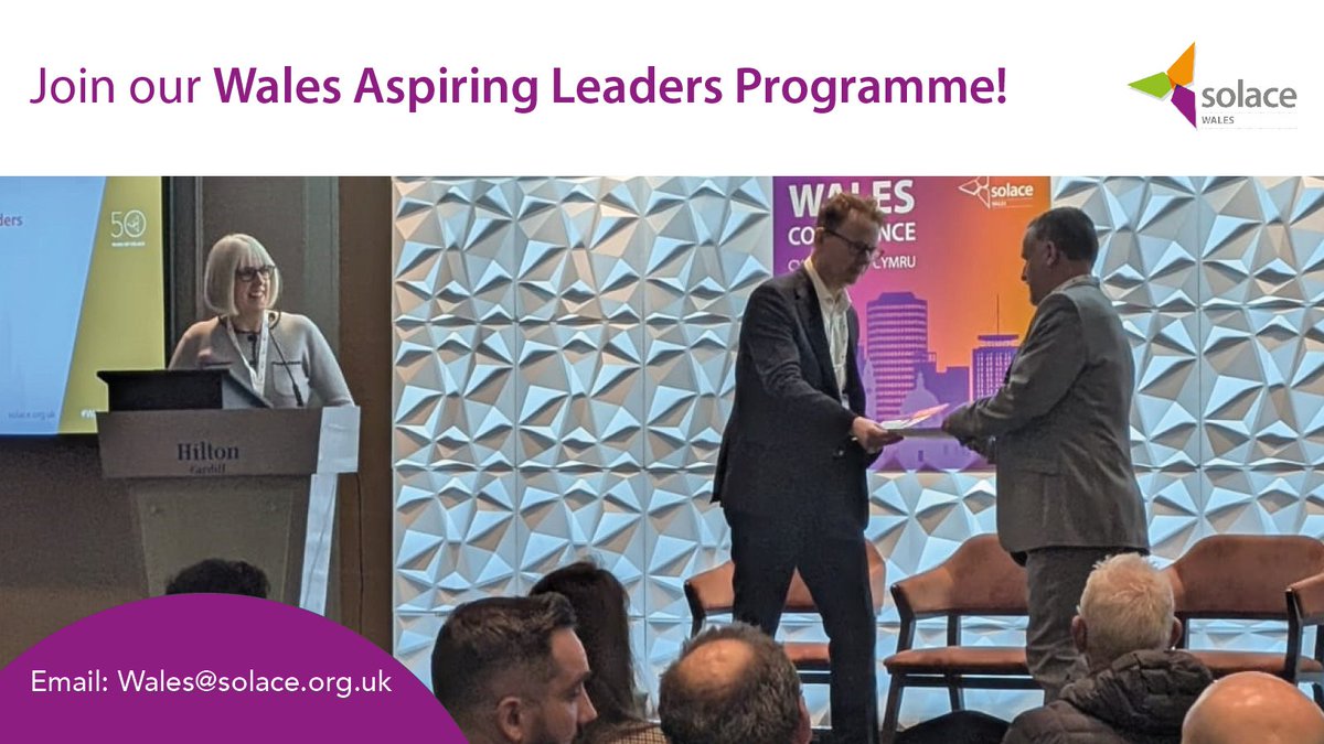 ⏳ Last chance to apply for the 2025 Wales Aspiring Leaders Programme!
Deadline: Tomorrow, April 25th! Do you know someone with leadership potential? Apply or nominate at ➡️ Wales@solace.org.uk.

#WalesAspiringLeaders