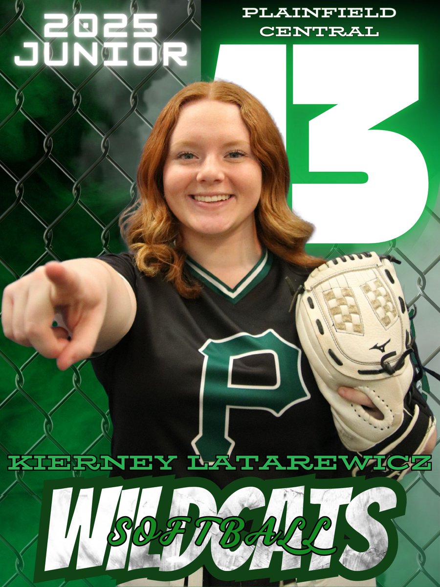 🥎Meet the Varsity Wildcats!🥎

#13 Kierney Latarewicz
🟢Fav Color: Blue
🟢Dunkin Order: Carmel iced coffee
🟢Warm Up Playlist Song: I'm Like a Bird - Nelly Furtado
🟢Hero/Role Model: Her sister