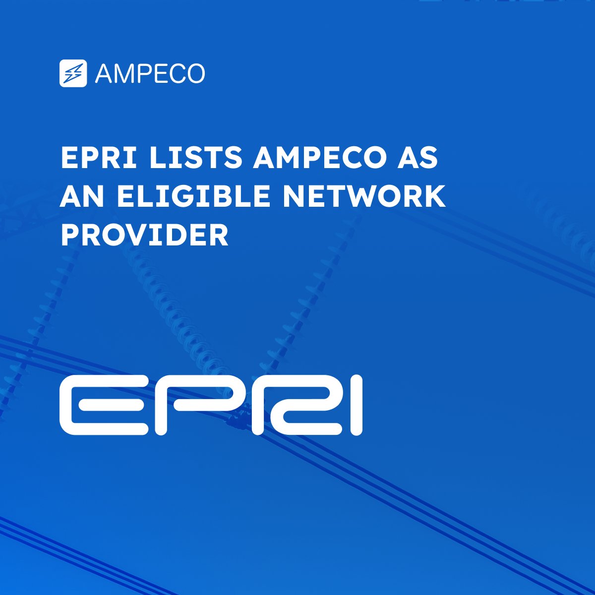 📣 Great news for EV charging network operators in the U.S. 🇺🇸 
⚡AMPECO is now officially listed on the Electric Power Research Institute's (<a href="/EPRINews/">EPRI</a>) Vetted Product List! What does this mean for your charging business?
Learn more here 👉 bit.ly/3RxsmSt
