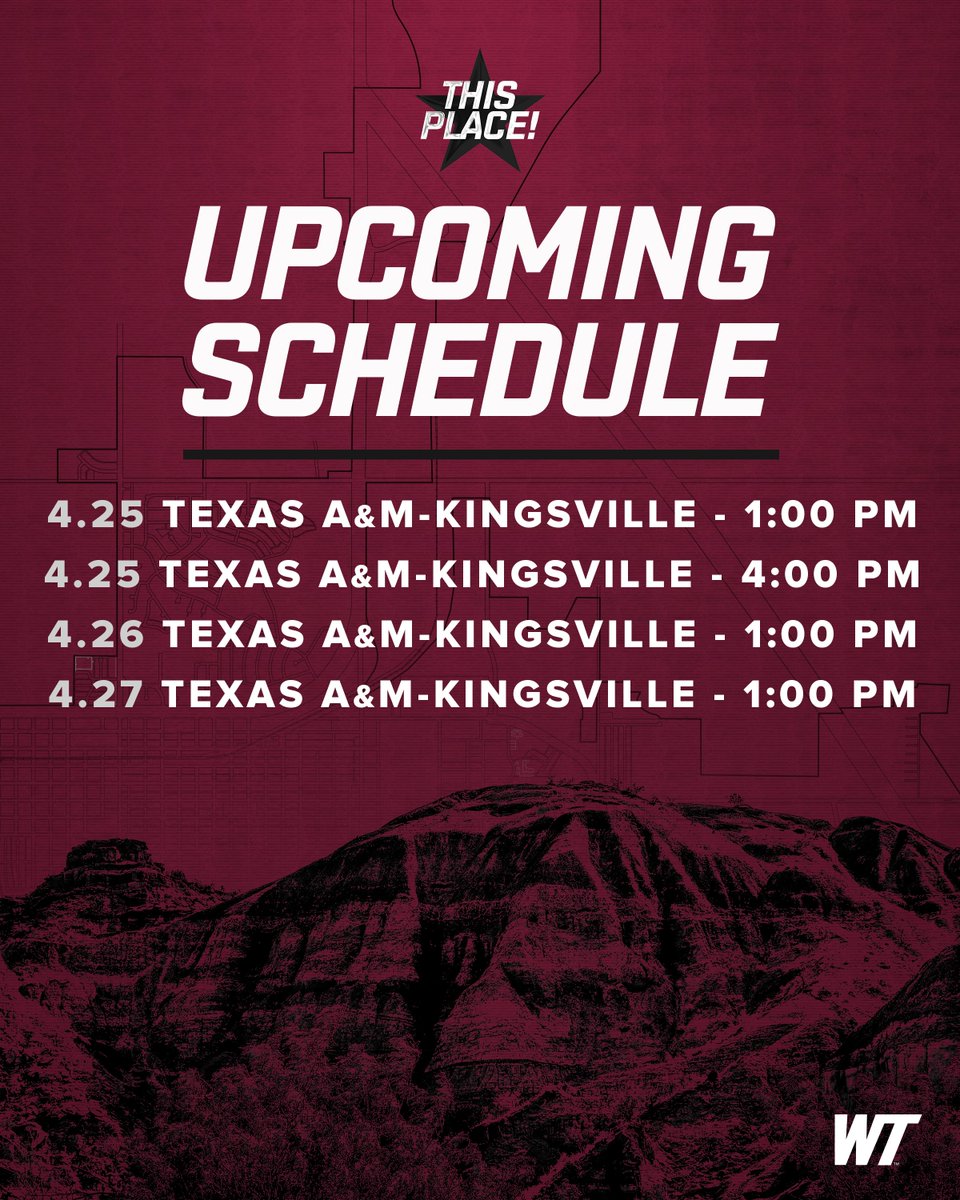 Weekend Schedule Update

Due to the threat of inclement weather, changes have been made to this weekend's LSC series against Texas A&amp;M-Kingsville

#BuffNation | #WeTrust