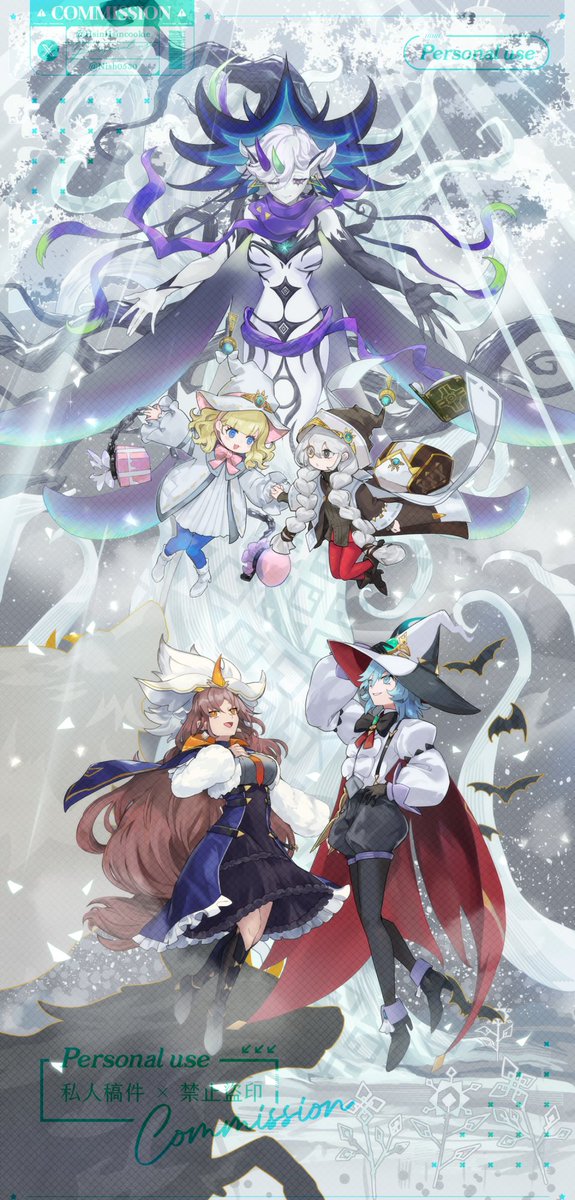 hsinhsincookie's tweet image. White Forest and Azamina commission ⭐️
for x.com/TheSleeveChief 
#OCGファンアート