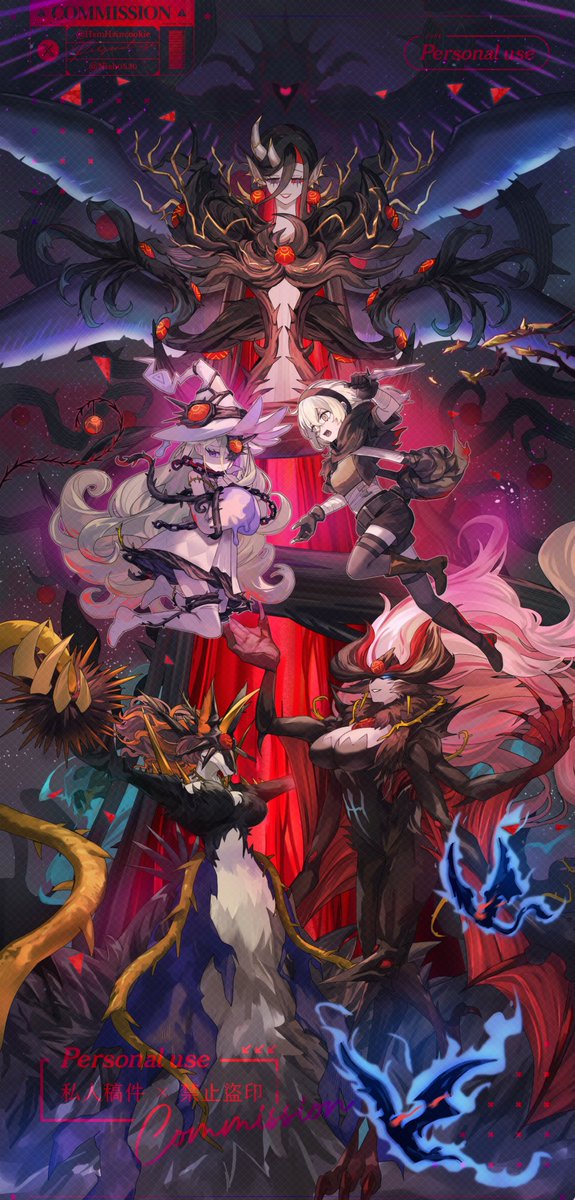 hsinhsincookie's tweet image. White Forest and Azamina commission ⭐️
for x.com/TheSleeveChief 
#OCGファンアート