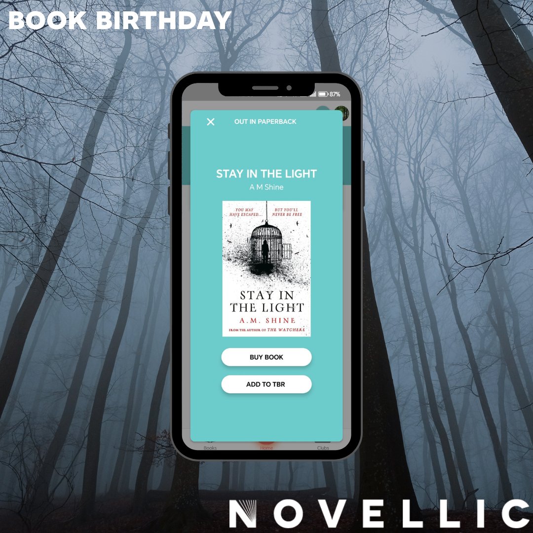 Novellic - The Book Club App (@benovellic) on Twitter photo It's a good day to be a thriller fan! Wishing <a href="/AMShineWriter/">A.M. Shine</a> and <a href="/AriesFiction/">Aries Fiction</a> a very happy #BookBirthday on the paperback #publicationday of #StayInTheLight - the chilling sequel to hit #horror novel #TheWatchers!
#booktwitter #newrelease It's a good day to be a thriller fan! Wishing <a href="/AMShineWriter/">A.M. Shine</a> and <a href="/AriesFiction/">Aries Fiction</a> a very happy #BookBirthday on the paperback #publicationday of #StayInTheLight - the chilling sequel to hit #horror novel #TheWatchers!
#booktwitter #newrelease