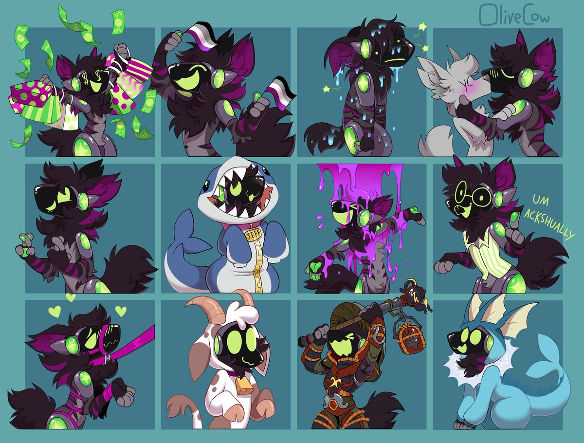 Stickers for <a href="/yeendergy/">🌱🌿 Pip / Bean 🏳️‍🌈🔞</a> 💜