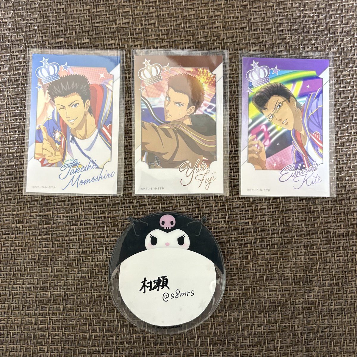 【交換・譲渡】新テニスの王子様 テニプリ テニラビ 6周年 ホログラム缶バッジ フォト風ステッカー

〈譲〉桃城 裕太 木手 平古場 種ヶ島

〈求〉同異種伊武 or 定価（＋送料）

▶︎郵送/平日夜都内手渡し/26.27池袋手渡し

異種は固定優先でなんでも検討いたします◎よろしくお願いいたします。