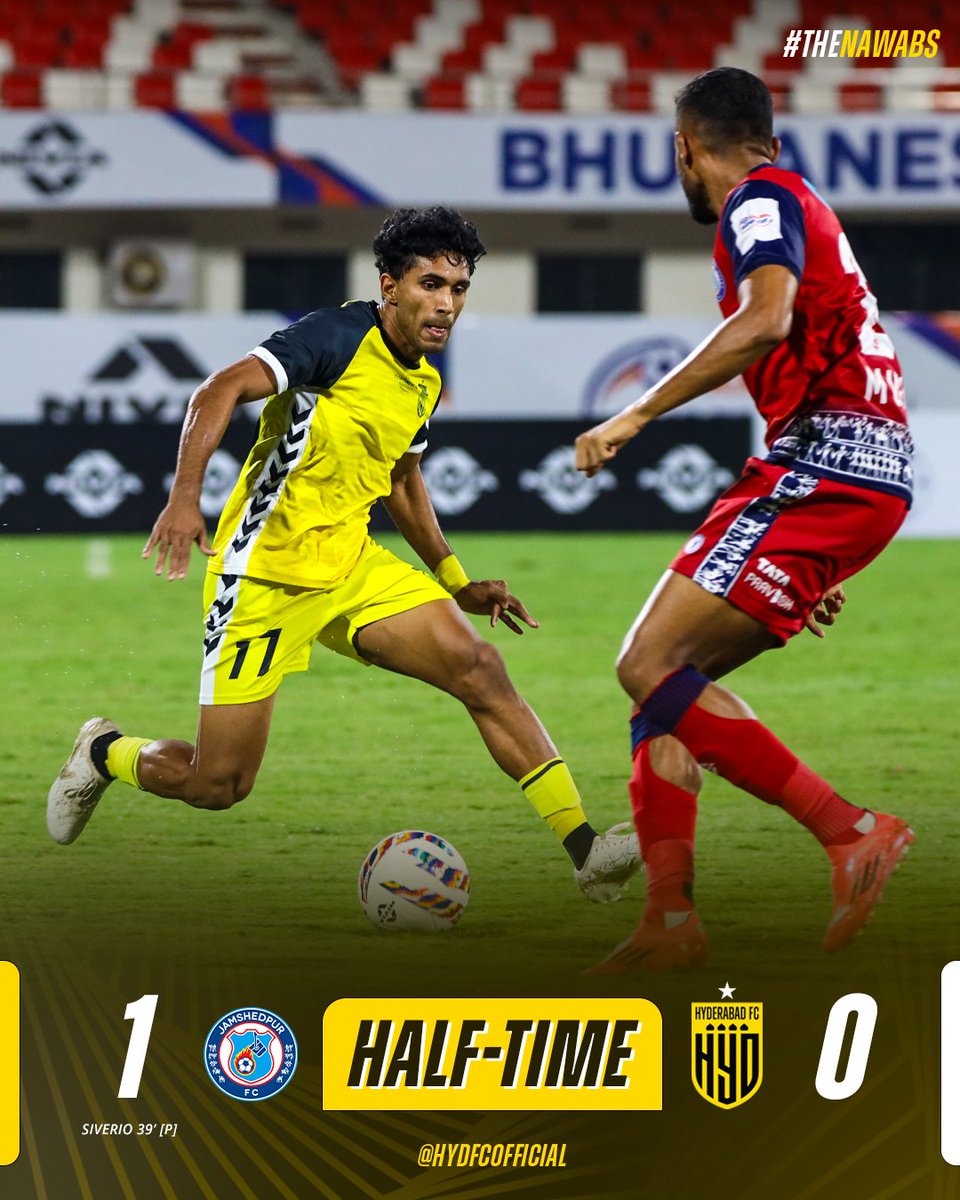 Hyderabad FC (@hydfcofficial) on Twitter photo A spot-kick the difference between the teams at the break...
๐ฅ Watch #JFCHFC LIVE NOW only on <a href="/JioHotstar/">JioHotstar</a> ๐ tinyurl.com/bd2682db
#KalingaSuperCup #TheNawabs ๐๐ค A spot-kick the difference between the teams at the break...
๐ฅ Watch #JFCHFC LIVE NOW only on <a href="/JioHotstar/">JioHotstar</a> ๐ tinyurl.com/bd2682db
#KalingaSuperCup #TheNawabs ๐๐ค