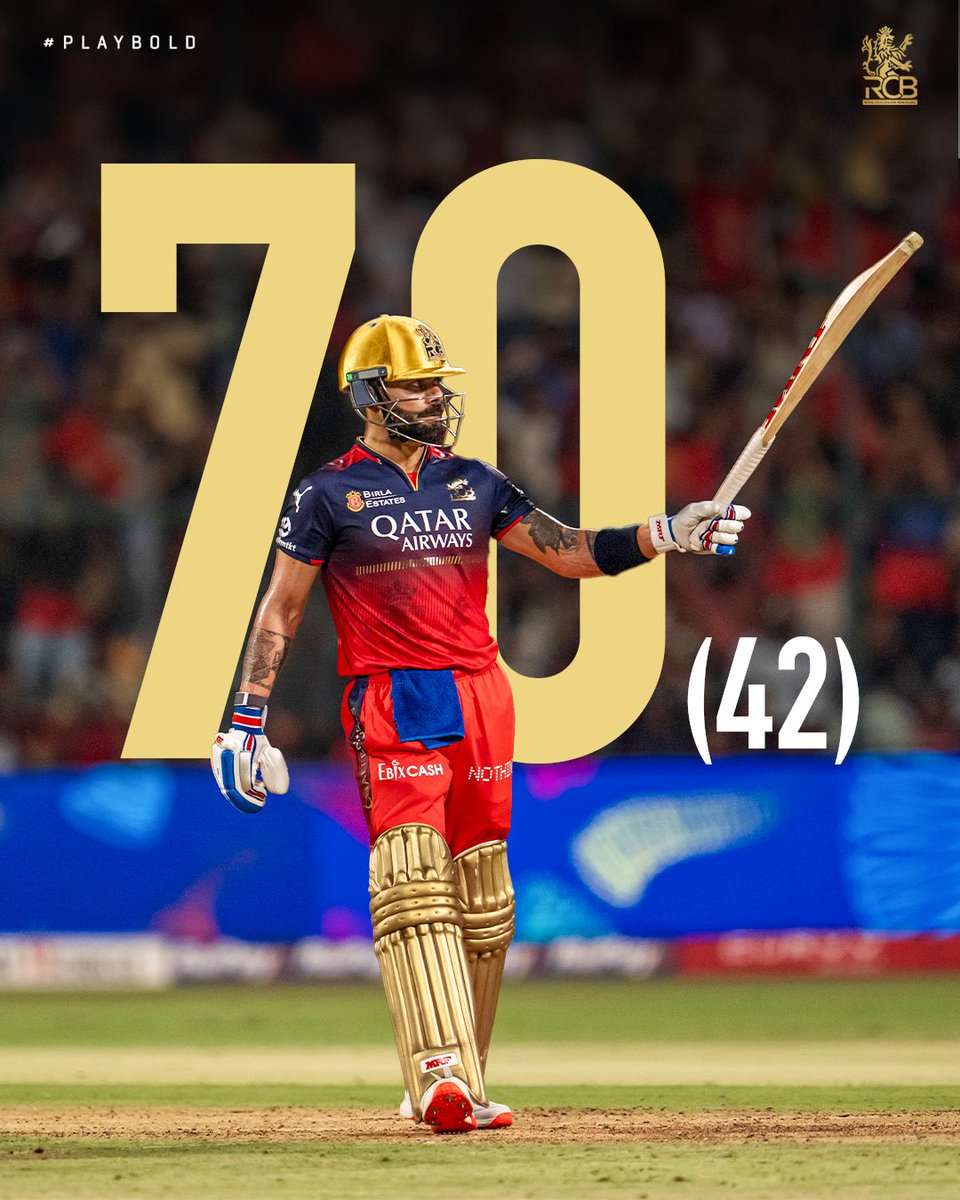 RCBTweets's tweet photo. “Aaj 24th April hai, aaj run bana liya.” 🥰 https://t.co/IAbranMvjQ