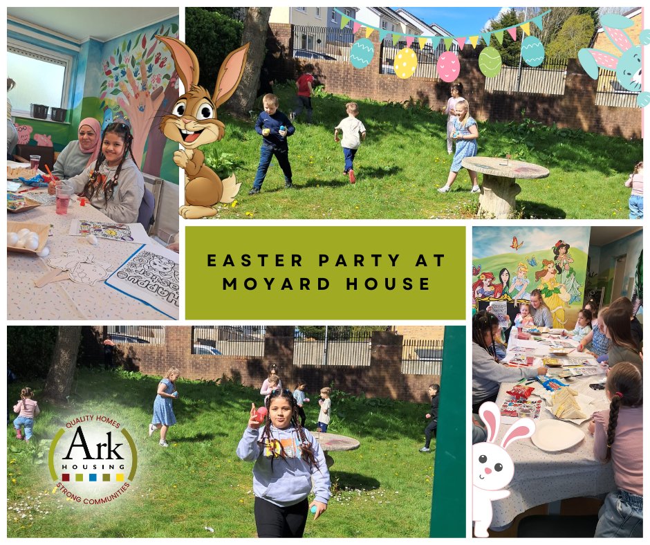🐰 Our Homeless Services team organized a special Easter egg hunt at one of our hostels, bringing joy and Easter fun to children living in temporary accommodation.

For more information on Homeless Services, please visit our website: 

arkhousing.co.uk/page/homeless-…