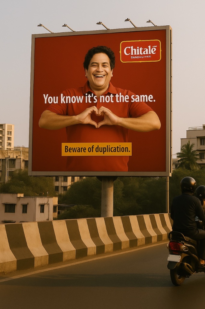 Look what I saw <a href="/cIndraneel/">Indraneel Chitale</a>  - pretty quirky and funny, especially given the recent developments with Bakarwadi   

Maybe it’s just plain and simple AI at play, got this via WhatsApp University anyways :)