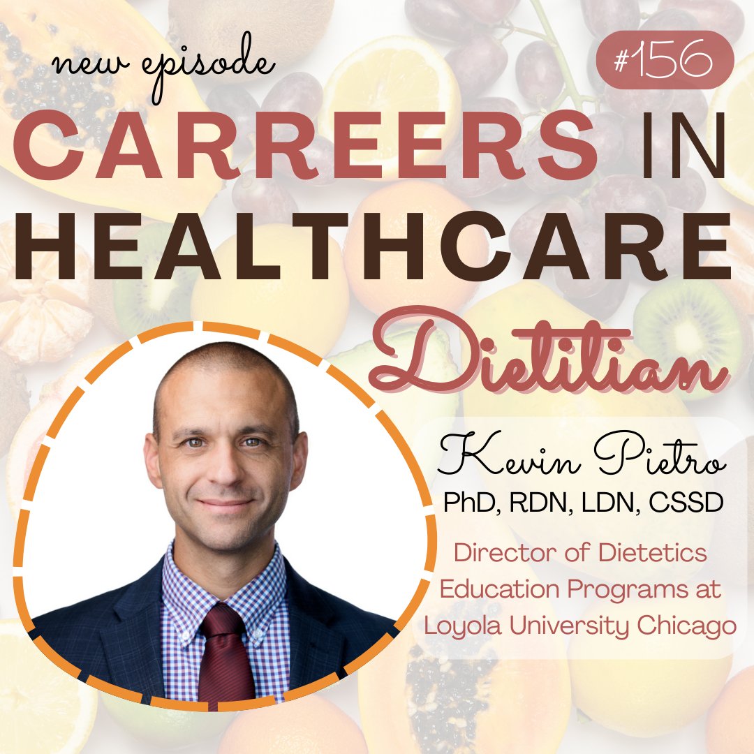 In this episode, we spoke with registered dietitian and educator Dr. Kevin Pietro about his journey into the world of dietetics and the role of dietitians in healthcare. 

open.spotify.com/episode/1LD2Zv…