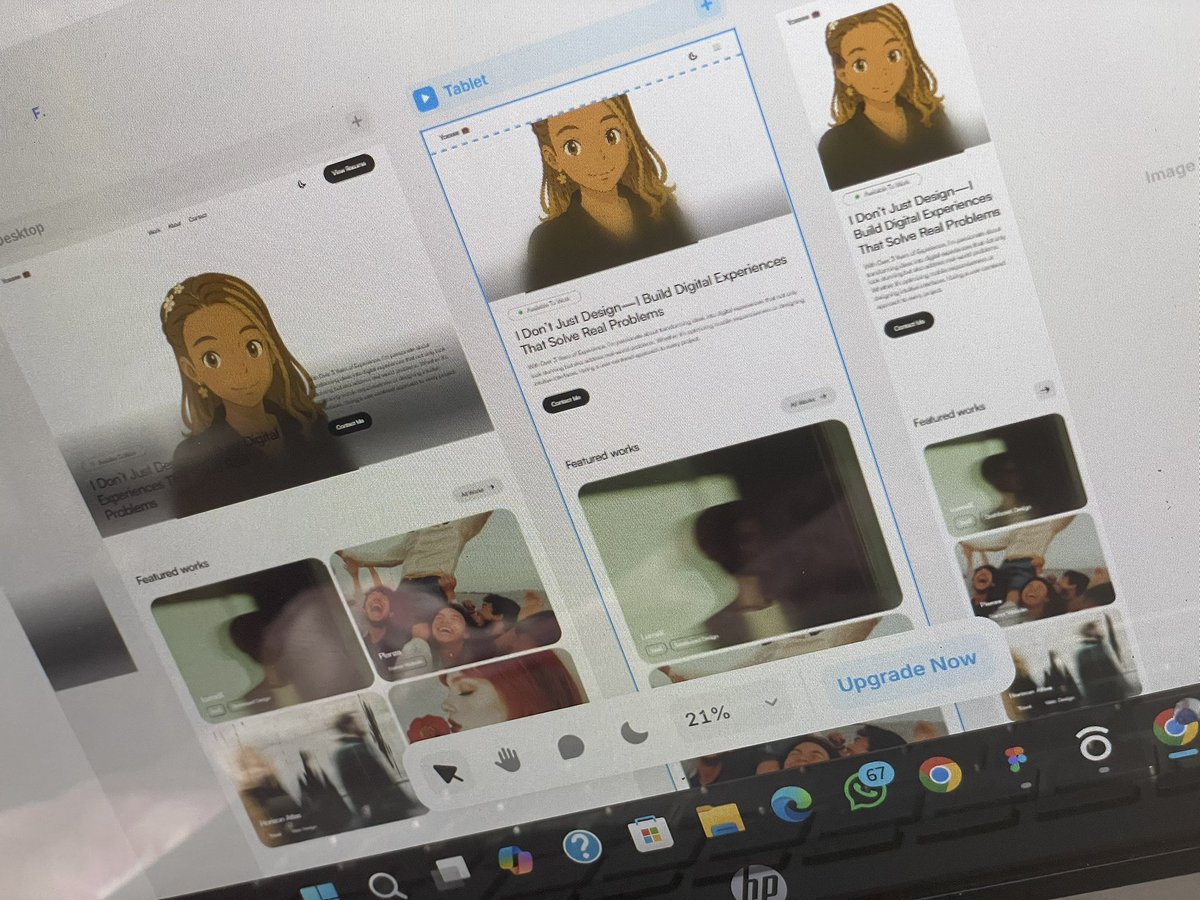 yosi_uiux's tweet photo. Working on my portfolio on framer🙂‍↔️

#Availabletowork https://t.co/mvu4tQ9U8I
