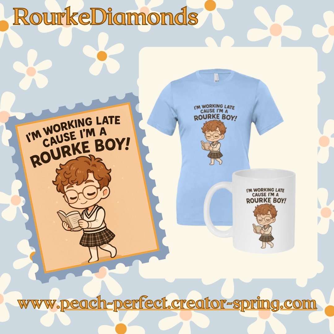 Special rourke boy design !! 
Check 👉  peach-perfect.creator-spring.com 

#rourke #rourkediamonds #merch #spring #twitchstreamer #gaymer