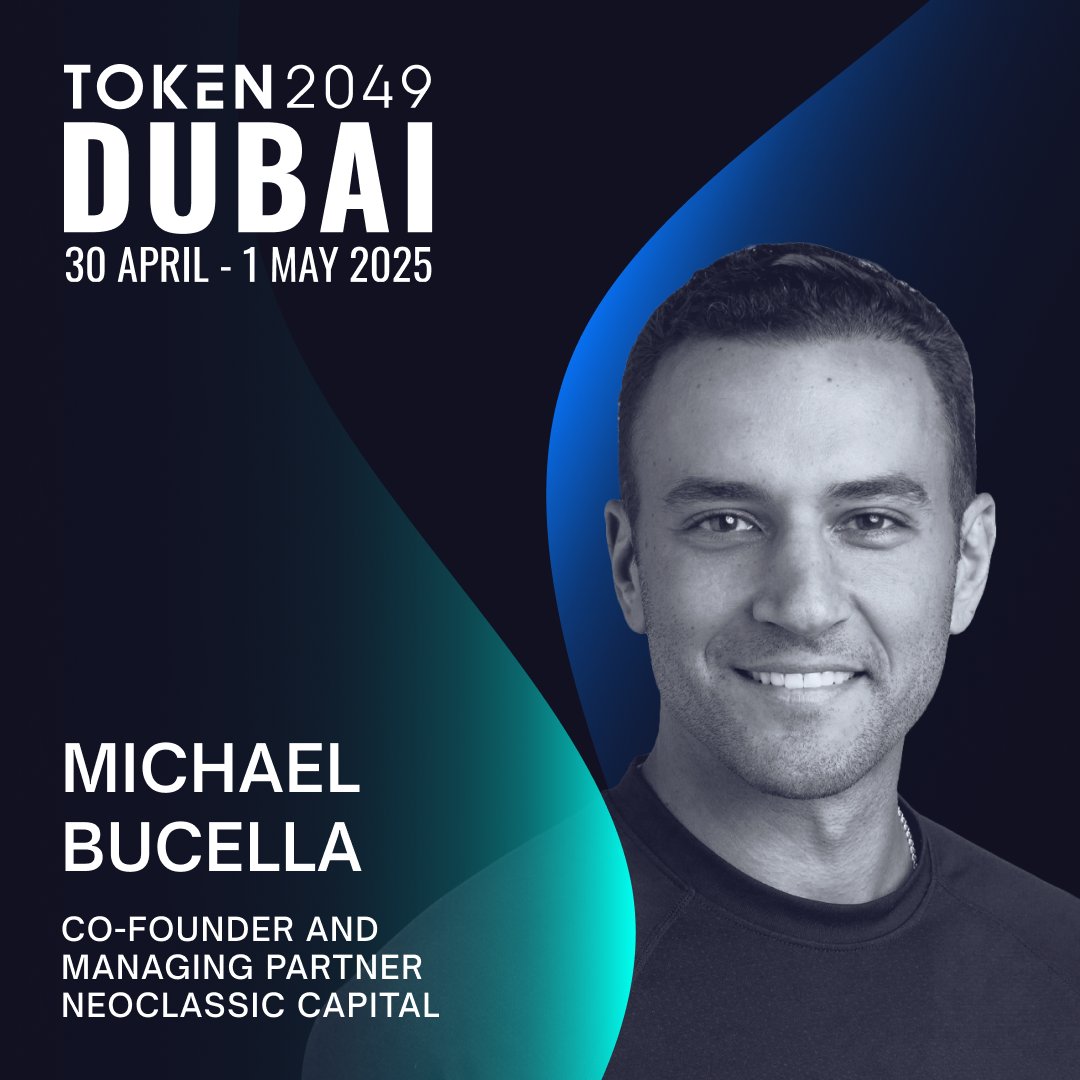 Neoclassic Capital (@neoclassiccap) on Twitter photo Our managing partner & co-founder, <a href="/MikeBucella/">Mike Bucella</a> will in Dubai next week at <a href="/token2049/">TOKEN2049</a> alongside <a href="/MapleLeafCap/">MapleLeafCap</a> <a href="/gametheorizing/">Jordi Alexander</a> and <a href="/SplitCapital/">Zaheer</a> on a panel titled: "Positioning Ahead: Navigating Crypto’s New Regime"
He'll also be hosting a fireside chat with the great Our managing partner & co-founder, <a href="/MikeBucella/">Mike Bucella</a> will in Dubai next week at <a href="/token2049/">TOKEN2049</a> alongside <a href="/MapleLeafCap/">MapleLeafCap</a> <a href="/gametheorizing/">Jordi Alexander</a> and <a href="/SplitCapital/">Zaheer</a> on a panel titled: "Positioning Ahead: Navigating Crypto’s New Regime"
He'll also be hosting a fireside chat with the great