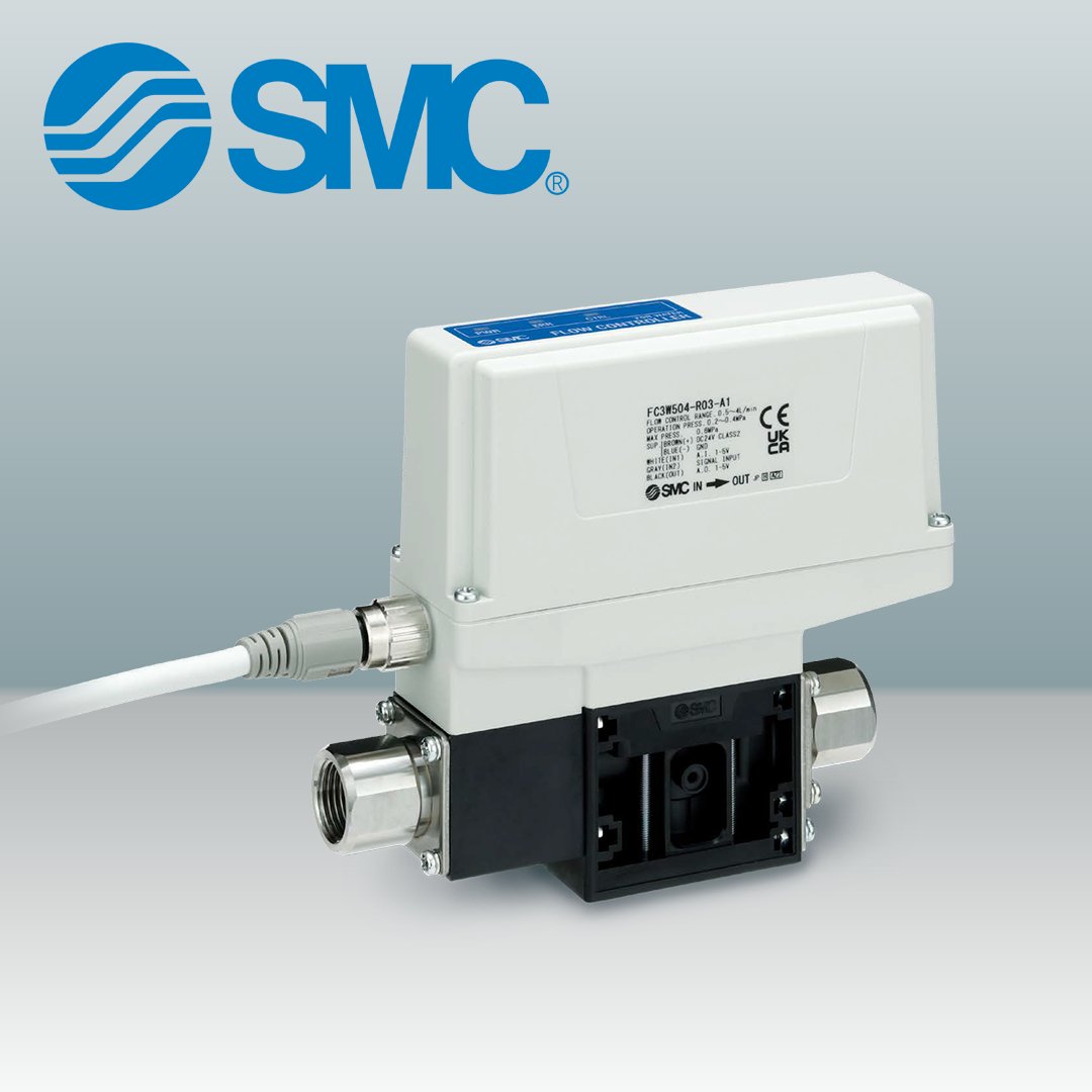 SMCCorporation's tweet image. FC3W is a #FlowController for #water between 0-50°C. A motor driven adjustable #flow valve works together with feedback from a Karman vortex flow sensor to establish a flow rate corresponding to an analog input signal. 

Find out more smcusa.com/products/fc3w-…