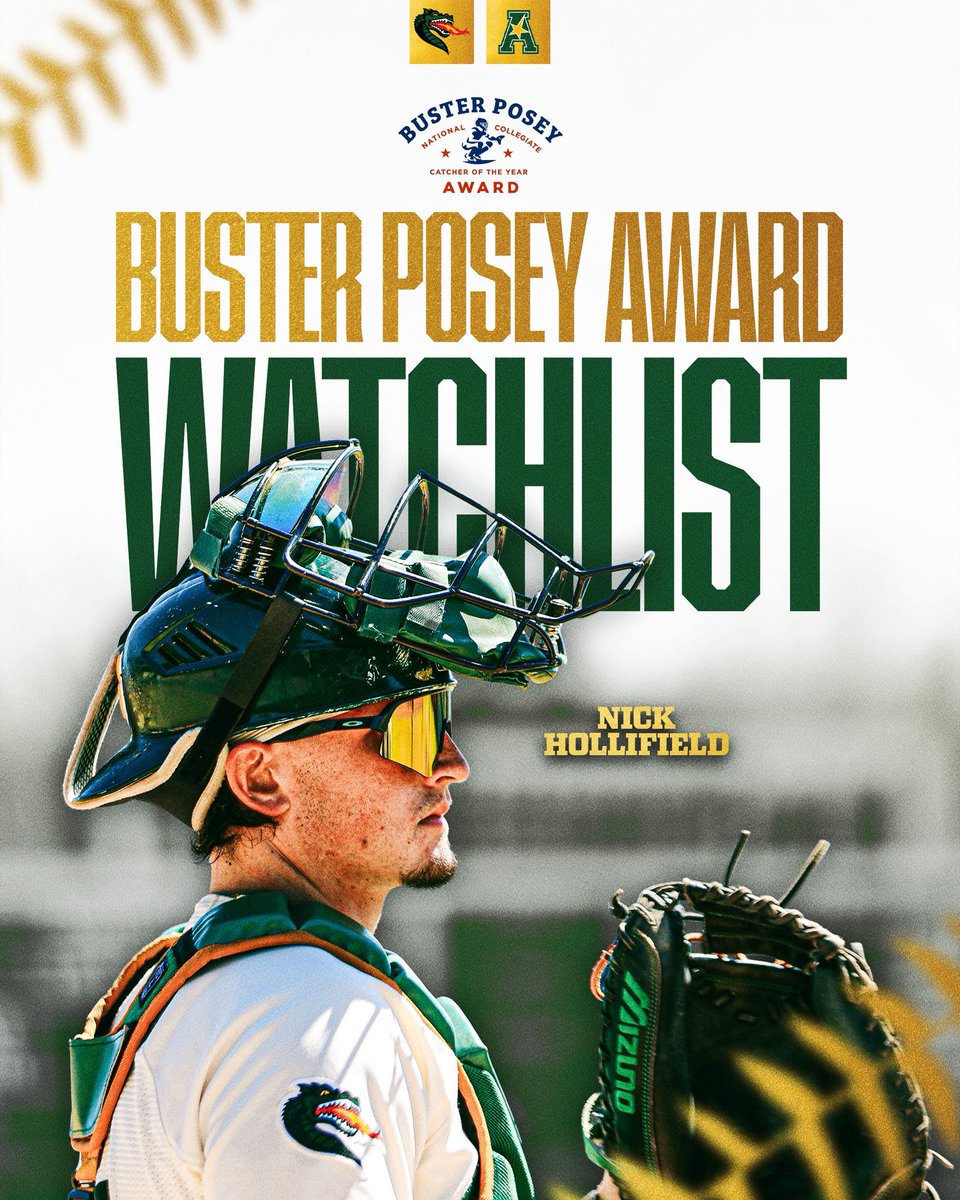 UAB Baseball (@uab_baseball) on Twitter photo 𝗔𝗠𝗢𝗡𝗚 𝗧𝗛𝗘 𝗕𝗘𝗦𝗧 𝗕𝗔𝗖𝗞𝗦𝗧𝗢𝗣𝗦 𝗜𝗡 𝗕𝗔𝗦𝗘𝗕𝗔𝗟𝗟 ✋🛑
Nick Hollifield has been selected to the Midseason Buster Posey Award Watch List, an award given to the best catcher in D1 Baseball!
<a href="/NHollifield28/">Nick Hollifield</a> | #WinAsOne 𝗔𝗠𝗢𝗡𝗚 𝗧𝗛𝗘 𝗕𝗘𝗦𝗧 𝗕𝗔𝗖𝗞𝗦𝗧𝗢𝗣𝗦 𝗜𝗡 𝗕𝗔𝗦𝗘𝗕𝗔𝗟𝗟 ✋🛑
Nick Hollifield has been selected to the Midseason Buster Posey Award Watch List, an award given to the best catcher in D1 Baseball!
<a href="/NHollifield28/">Nick Hollifield</a> | #WinAsOne