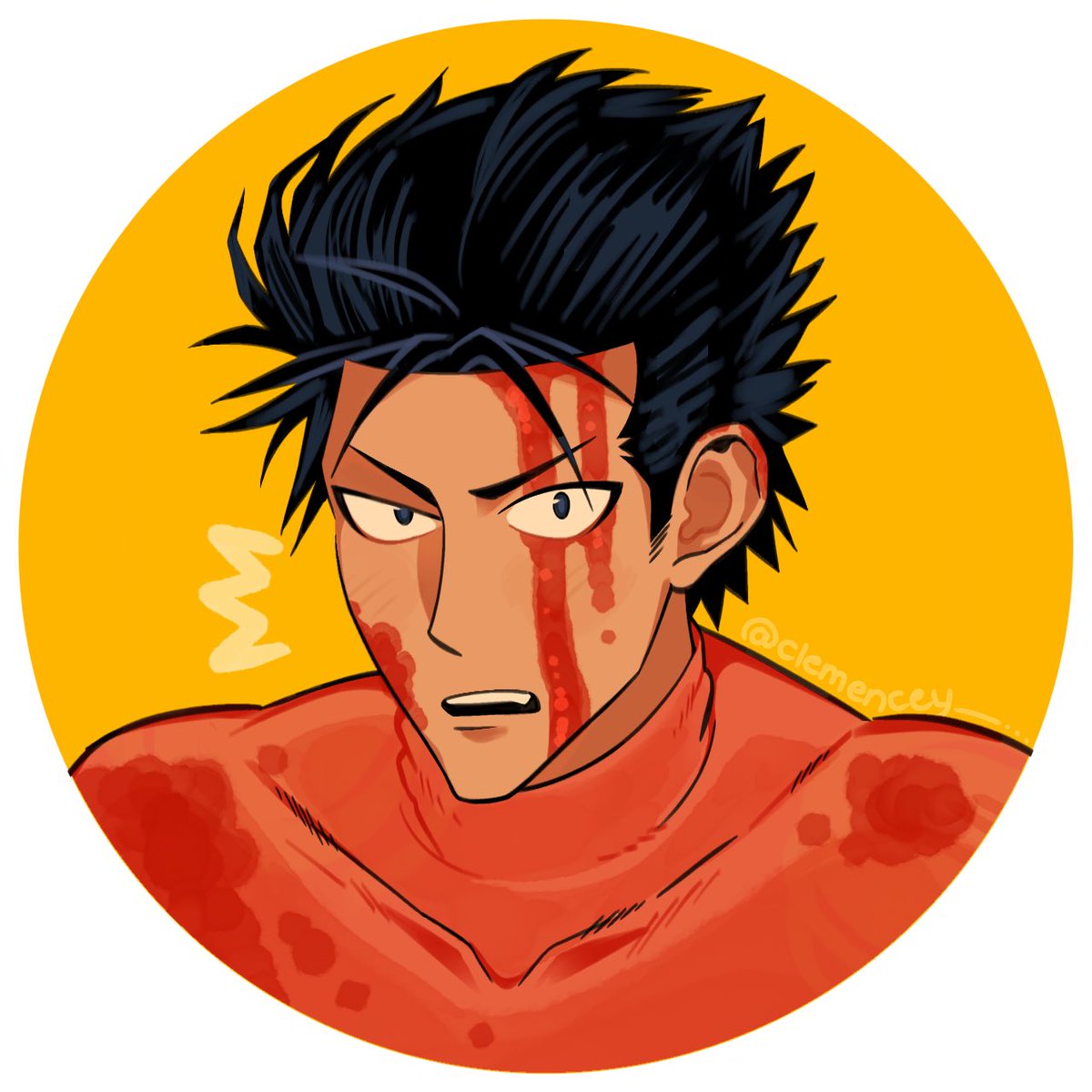 clemencey_'s tweet photo. battered up #ワンパンマン https://t.co/F2gHJisnkB