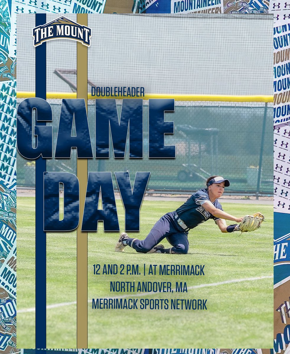 DOUBLEHEADER GAMEDAY ❗ ❗ ❗

🆚: Merrimack
📍: North Andover, MA
⏰: 12 p.m. and 2 p.m.
📈: bit.ly/3EMgidb
📺: bit.ly/42LpAOu

#GoMount