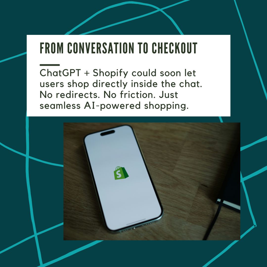 adaptiadesign's tweet photo. ChatGPT is making moves into commerce. With native Shopify integration appearing in its production code, users may soon be able to shop directly within the chat interface.

For merchants, it’s a seamless new channel. For users, it’s frictionless AI-powered shopping. https://t.co/h8pgQfuucf