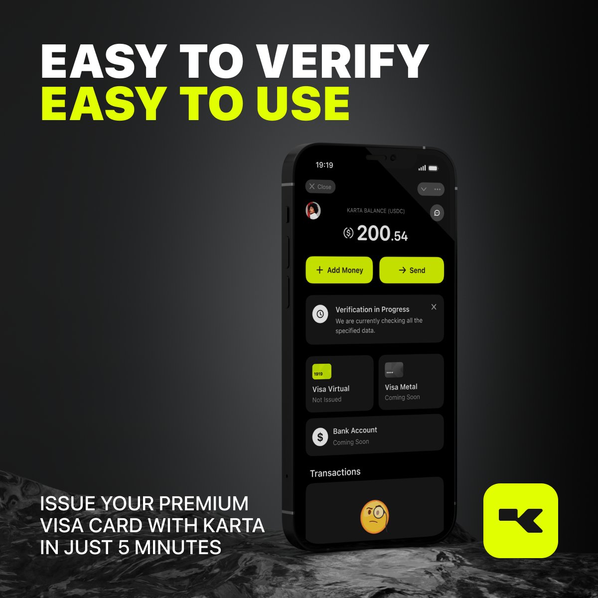 Get your Karta Premium Visa Card in under 5 minutes!

karta.social/SpBnH8cj?utm_s…

🟡 Join our bot
🟡 Verify email &amp; complete KYC
🟡 Top up &amp; spend

💥 Card issuance just $1 until April 30! 💥

Ready for the next era of crypto payments?