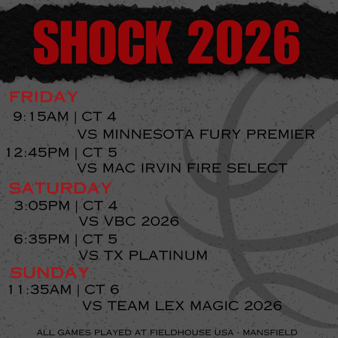 It’s almost time for <a href="/SELECT_40/">SELECT 40 Circuit</a> Session 1! Catch our team in Mansfield, TX at the Fieldhouse USA! 
<a href="/CoachRubyD/">Ruben Diaz</a> 
<a href="/Shockhoops/">Shock Hoops</a> 
<a href="/Coach_Nik15/">Nik</a> 
<a href="/SelectEventsBB/">Select Events Basketball</a>