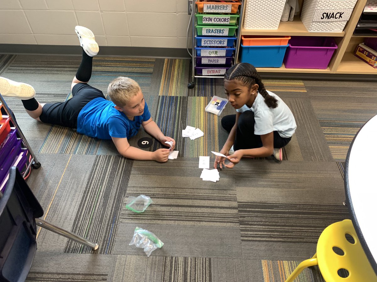 Kindergarten mathematicians are working on fact fluency.