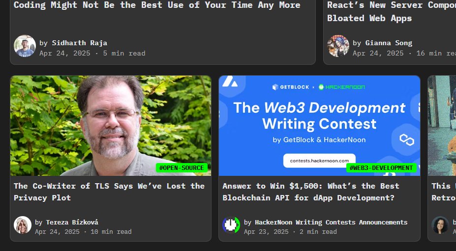 If you interact with the internet in any way, PRIVACY is your fight too. 🥷 

<a href="/ChristopherA/">Christopher Allen</a> co-authored TLS, the cryptographic protocol that still secures much of the web.
Now, he says we've lost the plot.

Our conversation for <a href="/hackernoon/">HackerNoon | Learn Any Technology</a>, featured as today's top story.