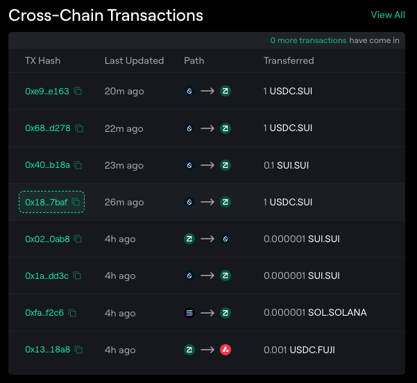 ZetaChain_VIE's tweet photo. Chúng tôi đã thêm một bước tiến gần hơn để đưa @SuiNetwork vào Universal Blockchain!

Với ZetaChain, người dùng có thể truy cập Native Sui từ Bitcoin, Ethereum, Solana, TON & nhiều hơn nữa mà không cần chuyển đổi mạng.

Các cập nhật testnet mới:
✅ Kết nối ví Sui & Suiet
✅ Xem TX xuyên chuỗi SUI trong ZetaScan
✅ Xem số dư SUI + USDC trong ZetaHub
✅ Gửi/rút SUI xuyên chuỗi

#zetaichain #ZetaChainVietNam #sui